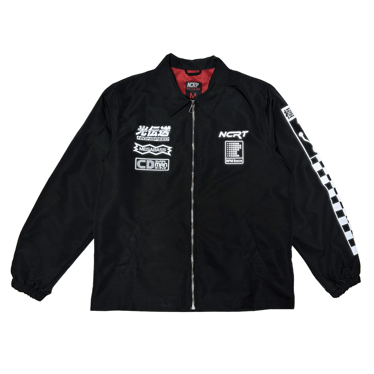 "Hi-Speed DJ" 3M Reflective Crew Jacket - NCRT | Neoncity Racing Team