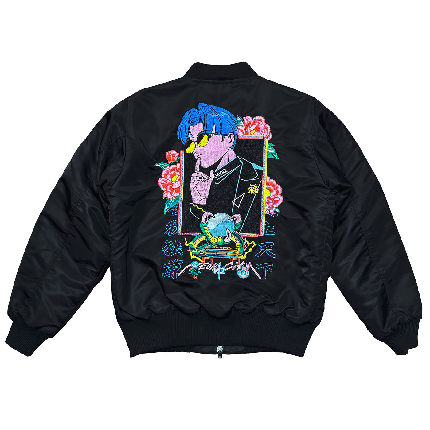 NCRT x Den Q "Tenjo Tenge" Bomber Jacket - NCRT | Neoncity Racing Team