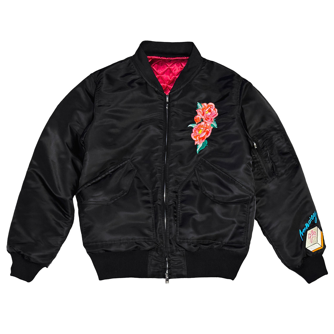 NCRT x Den Q "Tenjo Tenge" Bomber Jacket - NCRT | Neoncity Racing Team