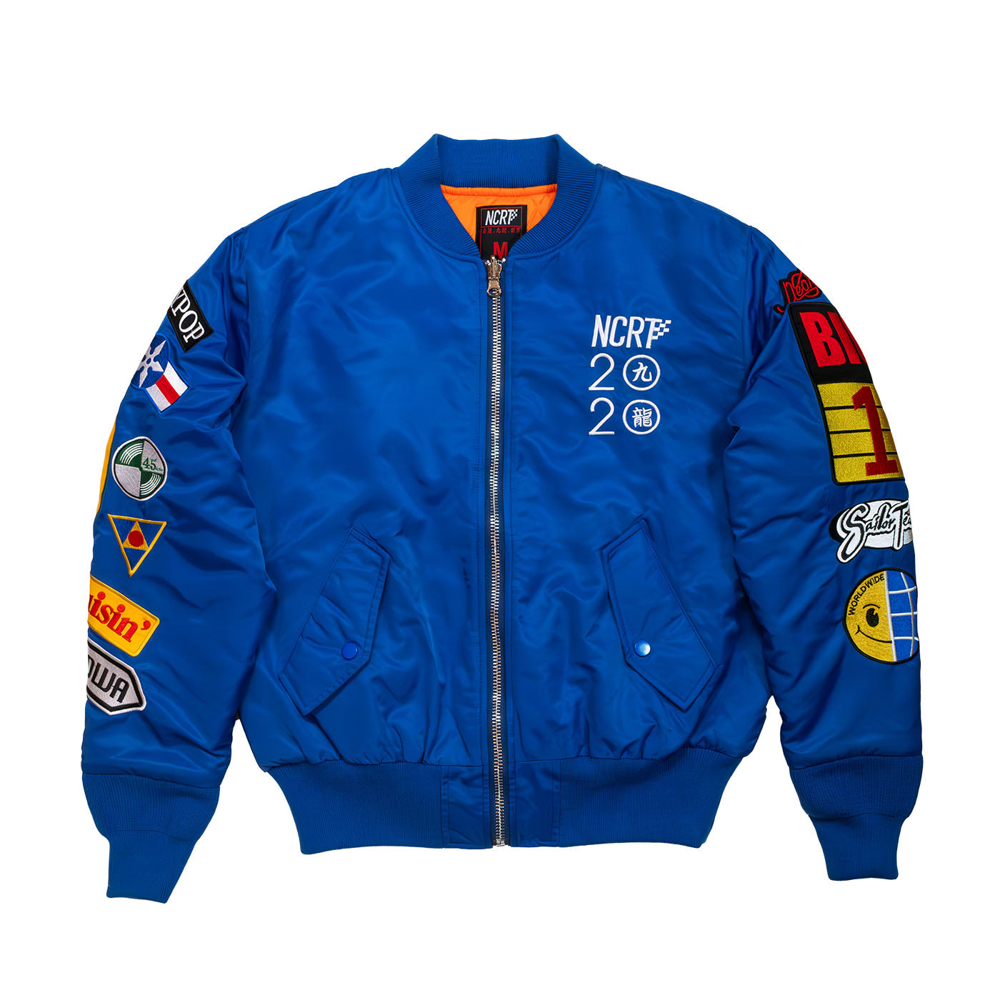 Neo Kowloon MA1 Bomber Jacket (Navy) - NCRT | Neoncity Racing Team