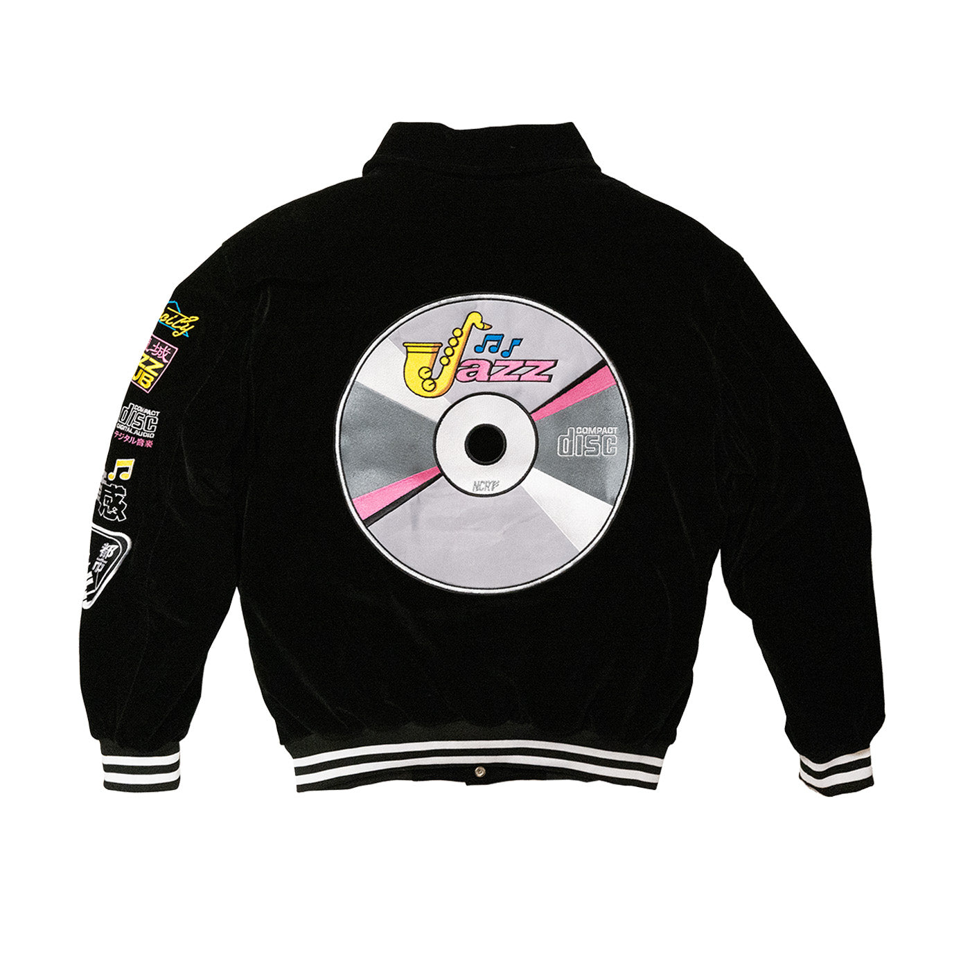 Compact Jazz Velvet Varsity Jacket - NCRT | Neoncity Racing Team