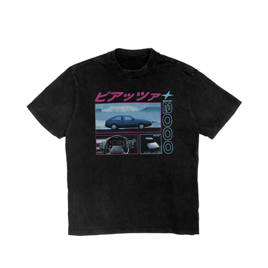 "SOHC2000" Washed T-Shirt - NCRT | Neoncity Racing Team