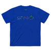 "City Pop" T-Shirt (Blue) - NCRT | Neoncity Racing Team