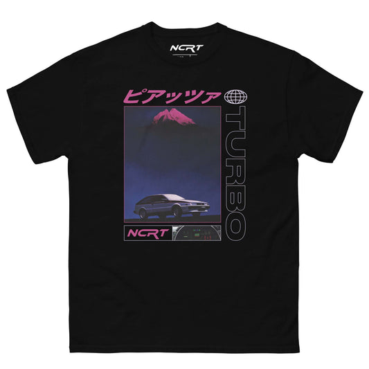 "ピアッツァ Turbo" T-Shirt - NCRT | Neoncity Racing Team