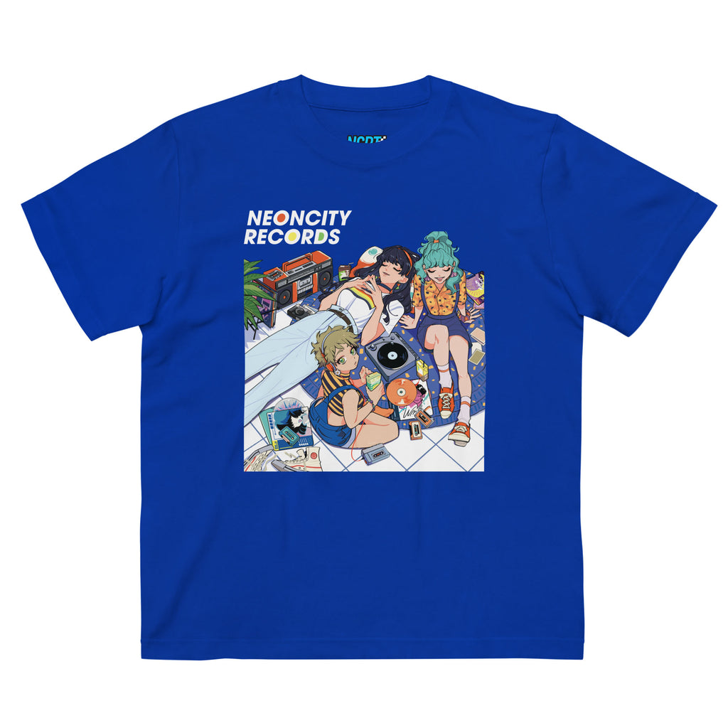 "Neoncity Hits!" T-Shirt (Blue) - NCRT | Neoncity Racing Team