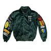 [PRE-SALE] Neo Kowloon Velvet Varsity Jacket (Forrest Green) - NCRT | Neoncity Racing Team