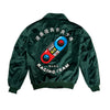[PRE-SALE] Neo Kowloon Velvet Varsity Jacket (Forrest Green) - NCRT | Neoncity Racing Team