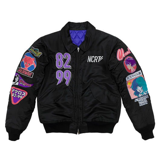 [Pre-order] Macross 82-99 "Neo Tokyo" Embroidery Bomber Jacket - NCRT | Neoncity Racing Team
