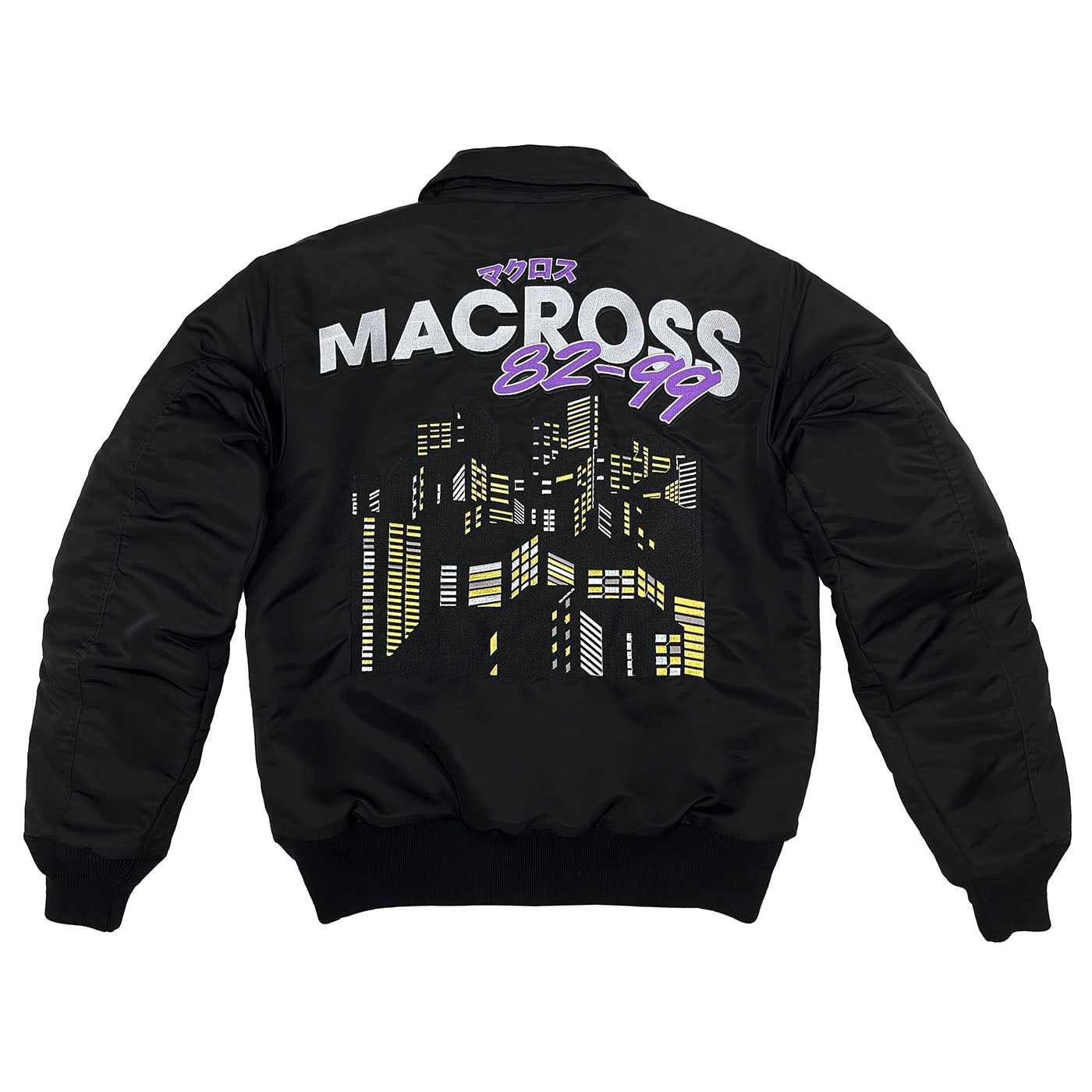 [Pre-order] Macross 82-99 "Neo Tokyo" Embroidery Bomber Jacket - NCRT | Neoncity Racing Team