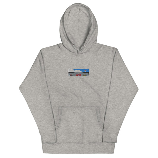 Outrunning Embroidered Hoodie - NCRT | Neoncity Racing Team