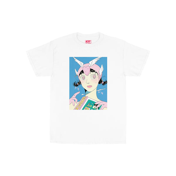 NCRT x Saitemiss 低級失誤 'Hey! The Girl Who Read Manga' T-Shirt - NCRT | Neoncity Racing Team
