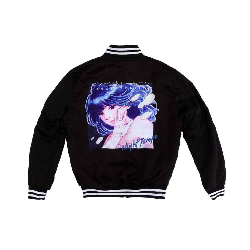 Night Tempo 'Concentration' Reversible Bomber Jacket - NCRT | Neoncity Racing Team