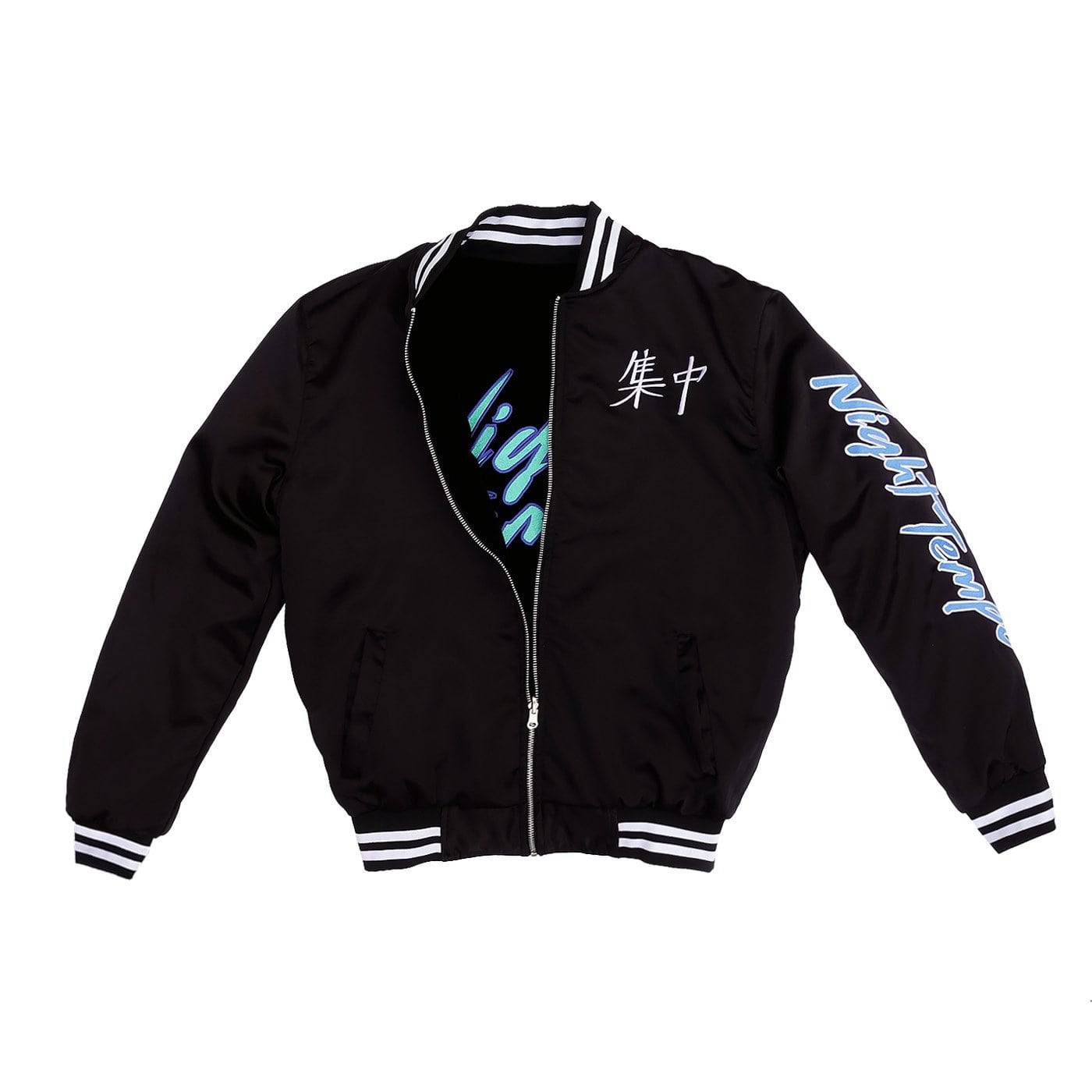 Night Tempo 'Concentration' Reversible Bomber Jacket - NCRT | Neoncity Racing Team