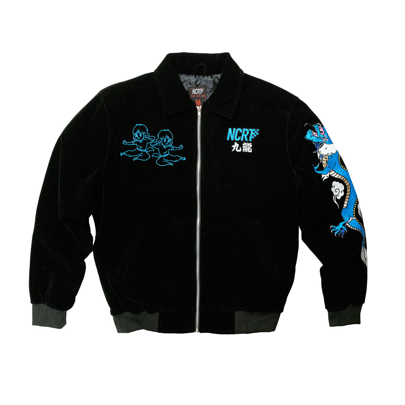 Walled City Fighting Tournament Jacket (Black) - NCRT | Neoncity Racing Team